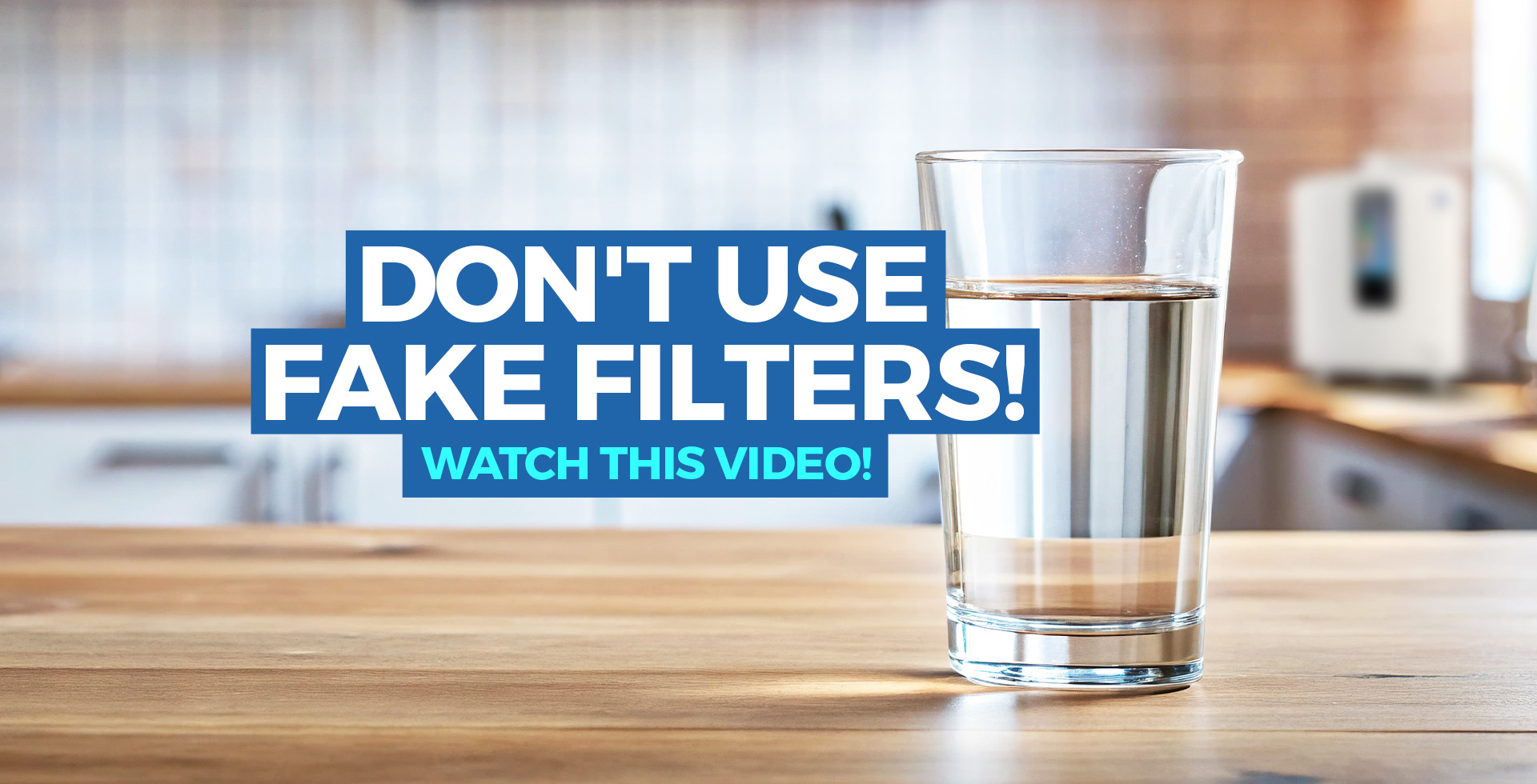 Don't use fake filters!